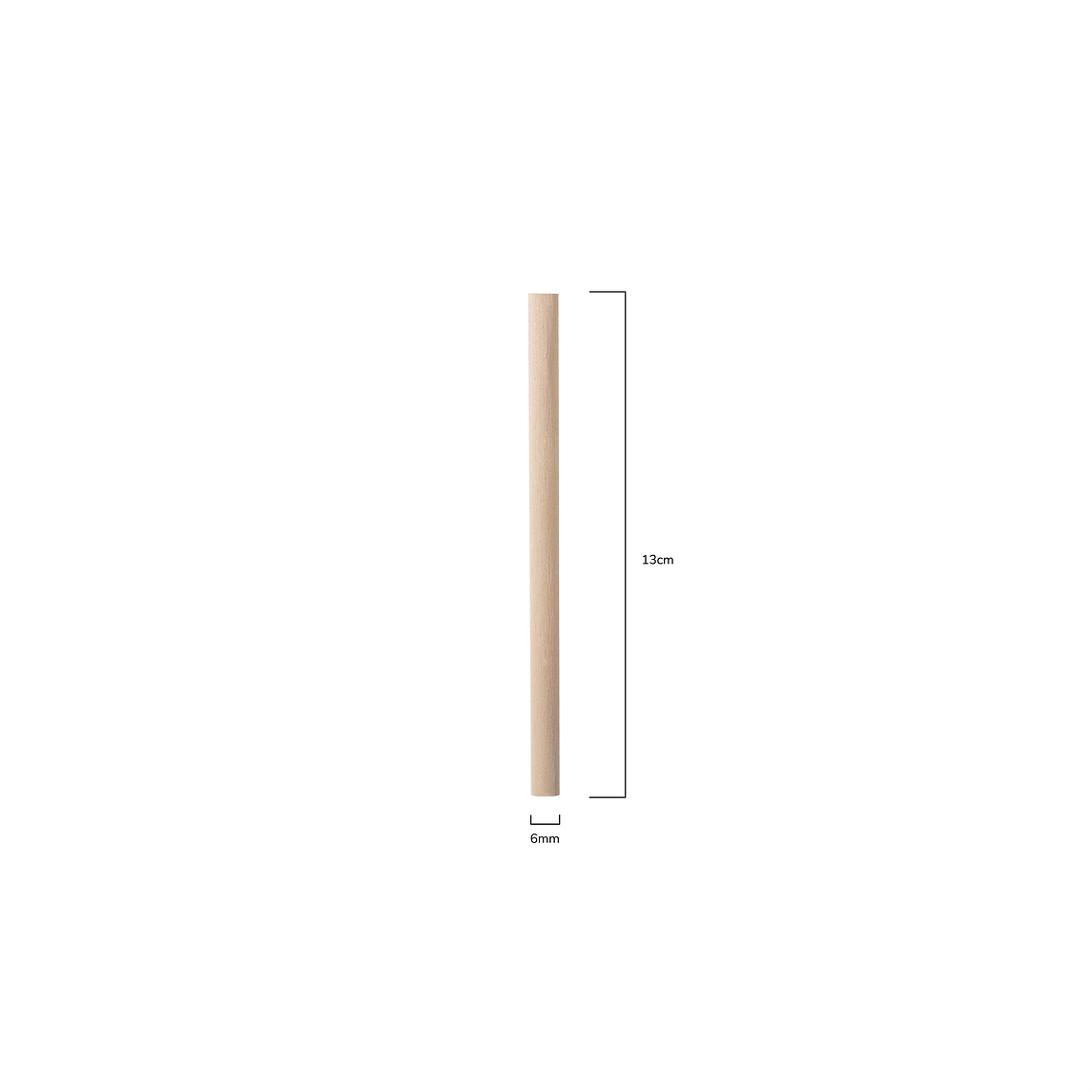 Cocktail Trinkhalm 130x6mm