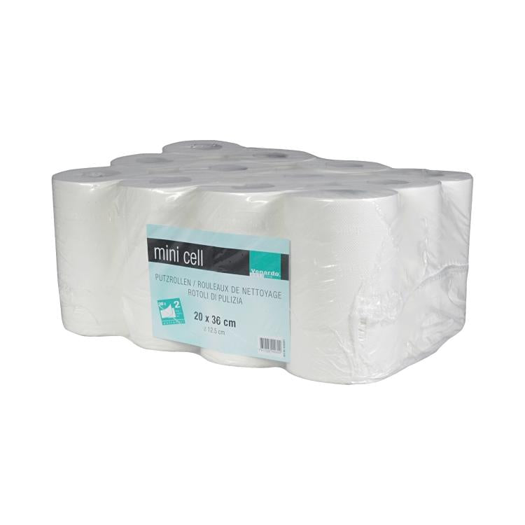 Papierwischtücher Venardo Mini weiss 2-lagig (12 Stk.)